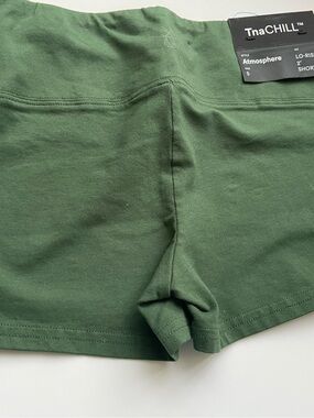 Aritzia Olive Green TnaChill High-Rise Athletic Shorts